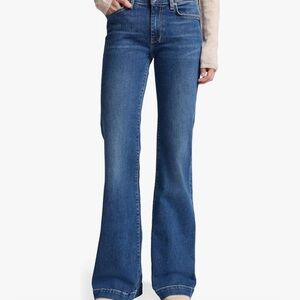 7 For All Mankind Blue Flare Denim Jeans